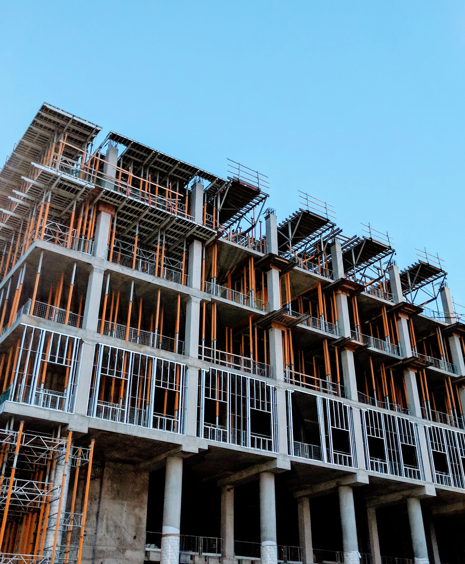 Placeholder photograph of a multi storey building under construction