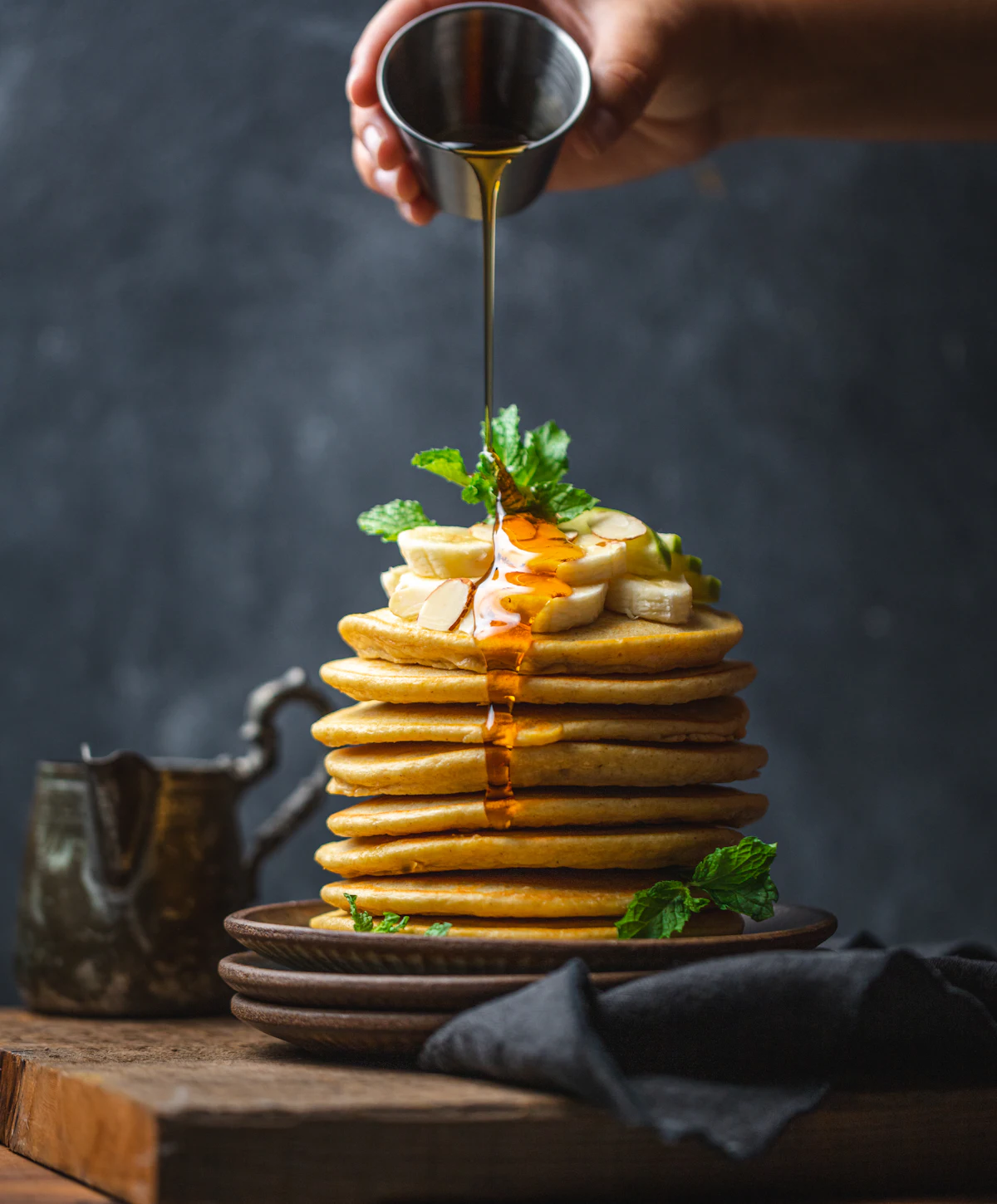 Placeholder photograph of pancakes