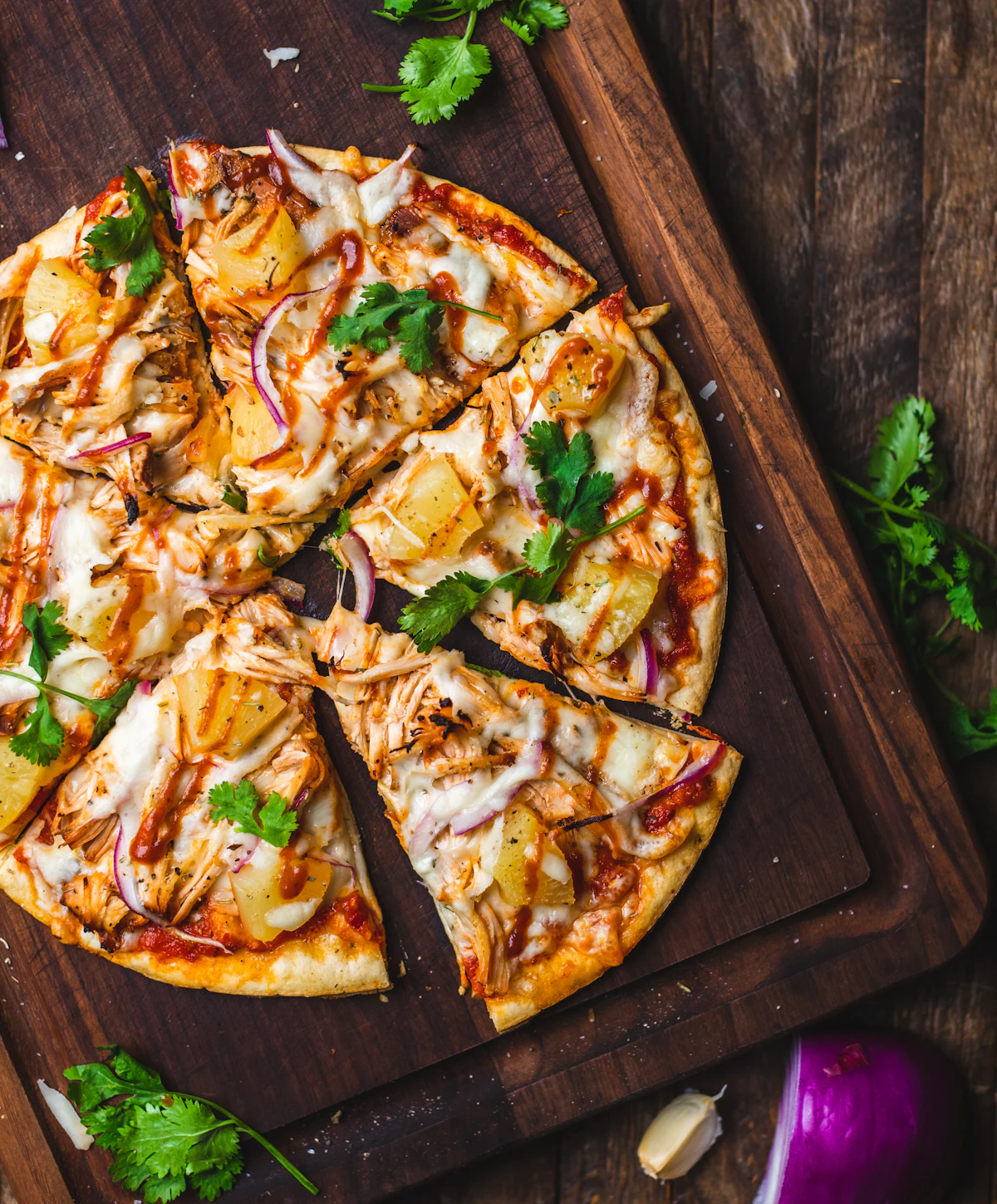 Placeholder photograph of a pizza