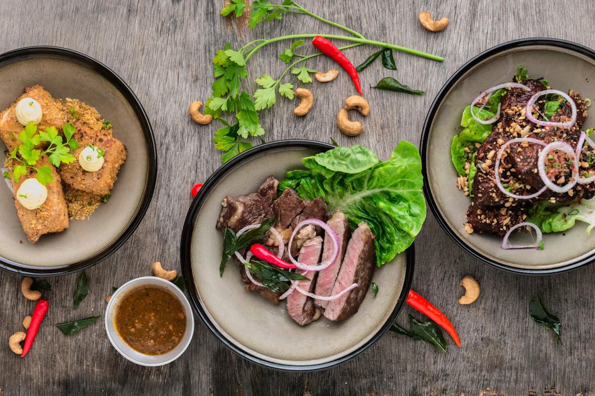 Placeholder photograph of a sharing platter