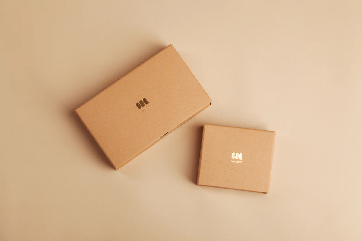 Placeholder photograph of packaging boxes